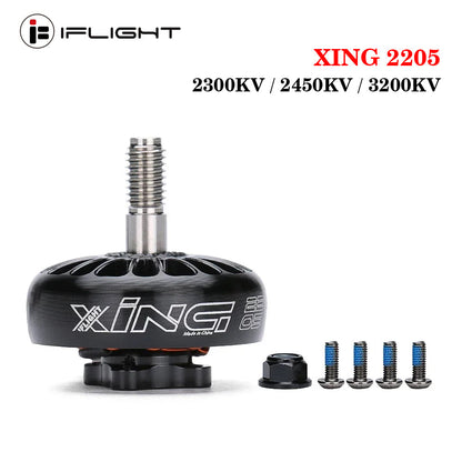IFlight XING 2205 2300KV  2450KV  3200KV 4-6S Motor FPVSTORERC