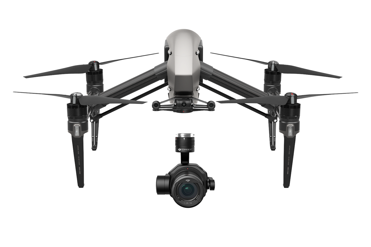 DJI Inspire 2 Standard Combo with Zenmuse X7 Camera Ready to Fly Cinema Drone DJI