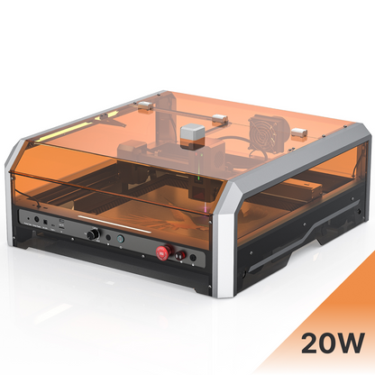 L8 Laser Engraver Machine, 20W/40W Power, 40000mm/min High Speed All-in-one, Air Assist, Lightburn Camera WREKD