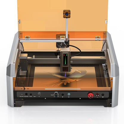 L8 Laser Engraver Machine, 20W/40W Power, 40000mm/min High Speed All-in-one, Air Assist, Lightburn Camera WREKD