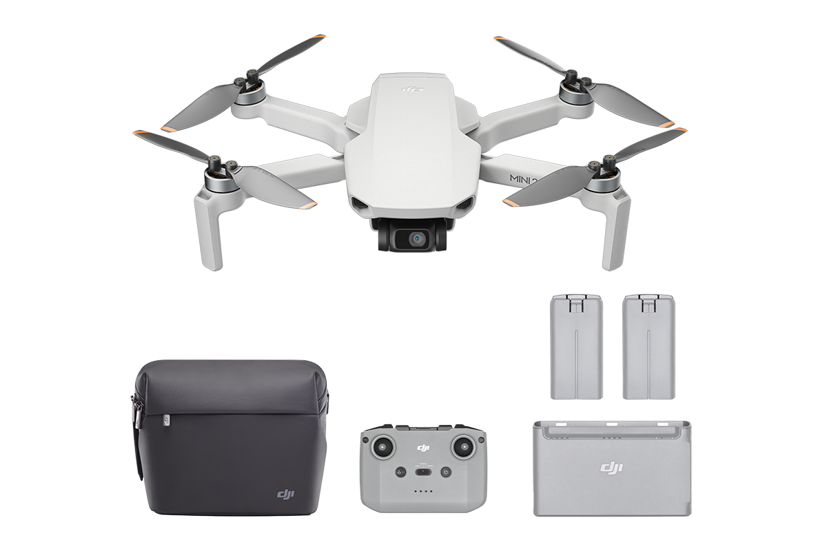 DJI Mini 2 SE Fly More Combo Camera Drone 31-min Under 249 g Extra Batteries DJI