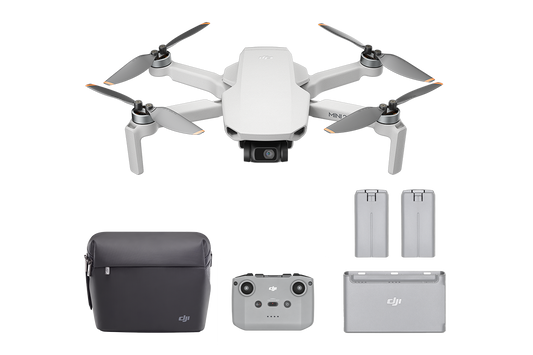 DJI Mini 2 SE Fly More Combo Camera Drone 31-min Under 249 g Extra Batteries DJI