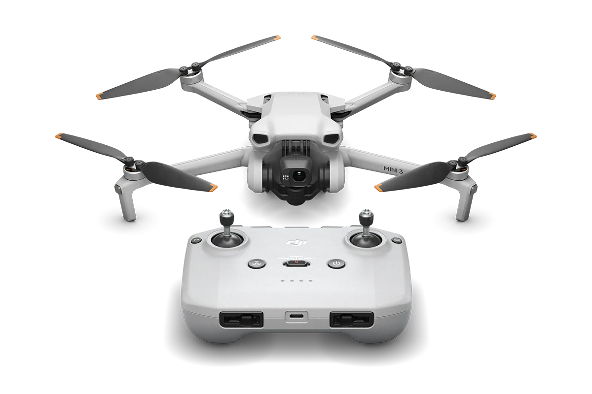 DJI Mini 3 Camera Drone 4k HDR 38-min Flight Time (Refurbished) + Mini Bag (Black) DJI