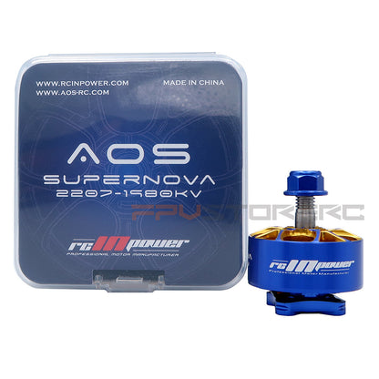RCINPOWER AOS SUPERNOVA 2207 1980KV BRUSHLESS FPV DRONE MOTOR FPVSTORERC