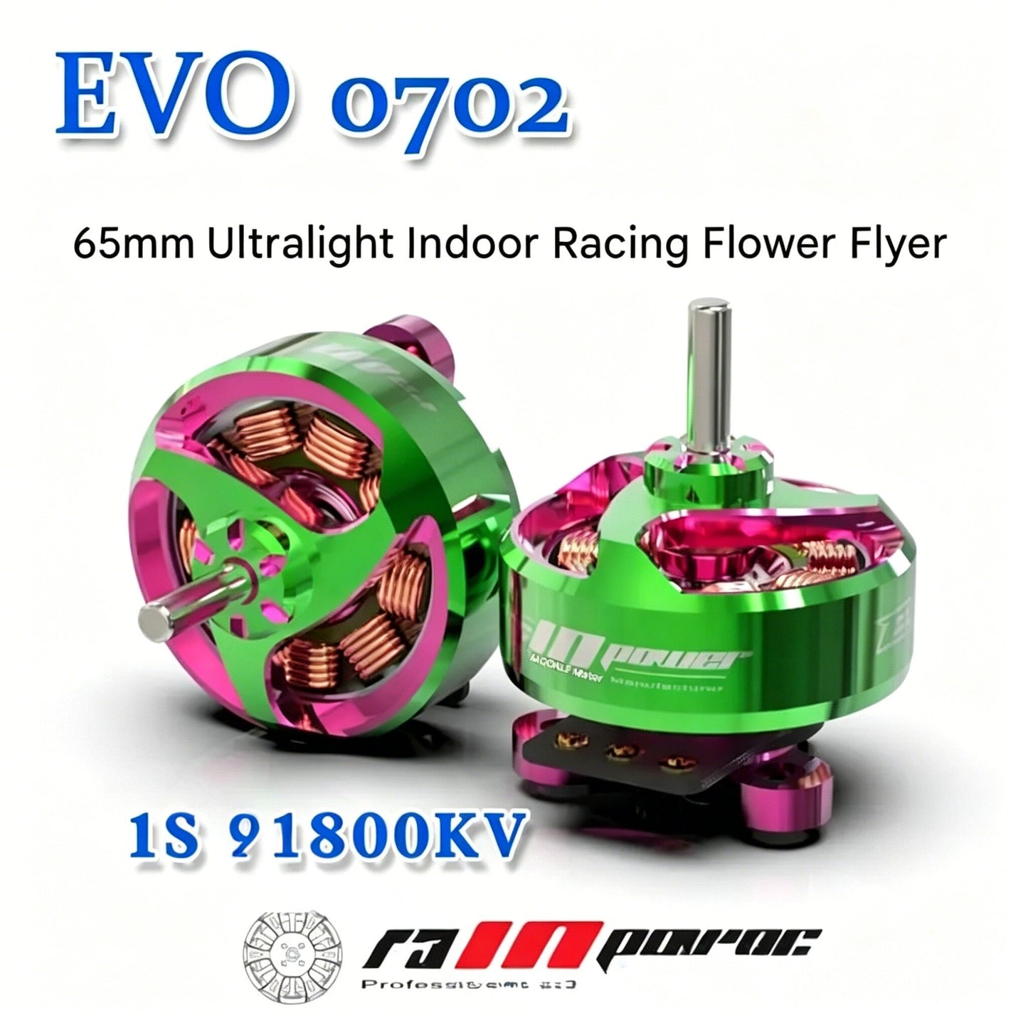 Rcinpower 2026 New Model  Evo 0702 31800kv 1s Fpv Micro Brushless Motor FPVSTORERC