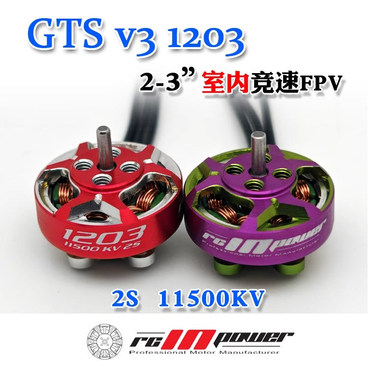 Rcinpower GTS V3 1203 11500KV 2S 8000KV 6000KV Brushless Motor FPVSTORERC