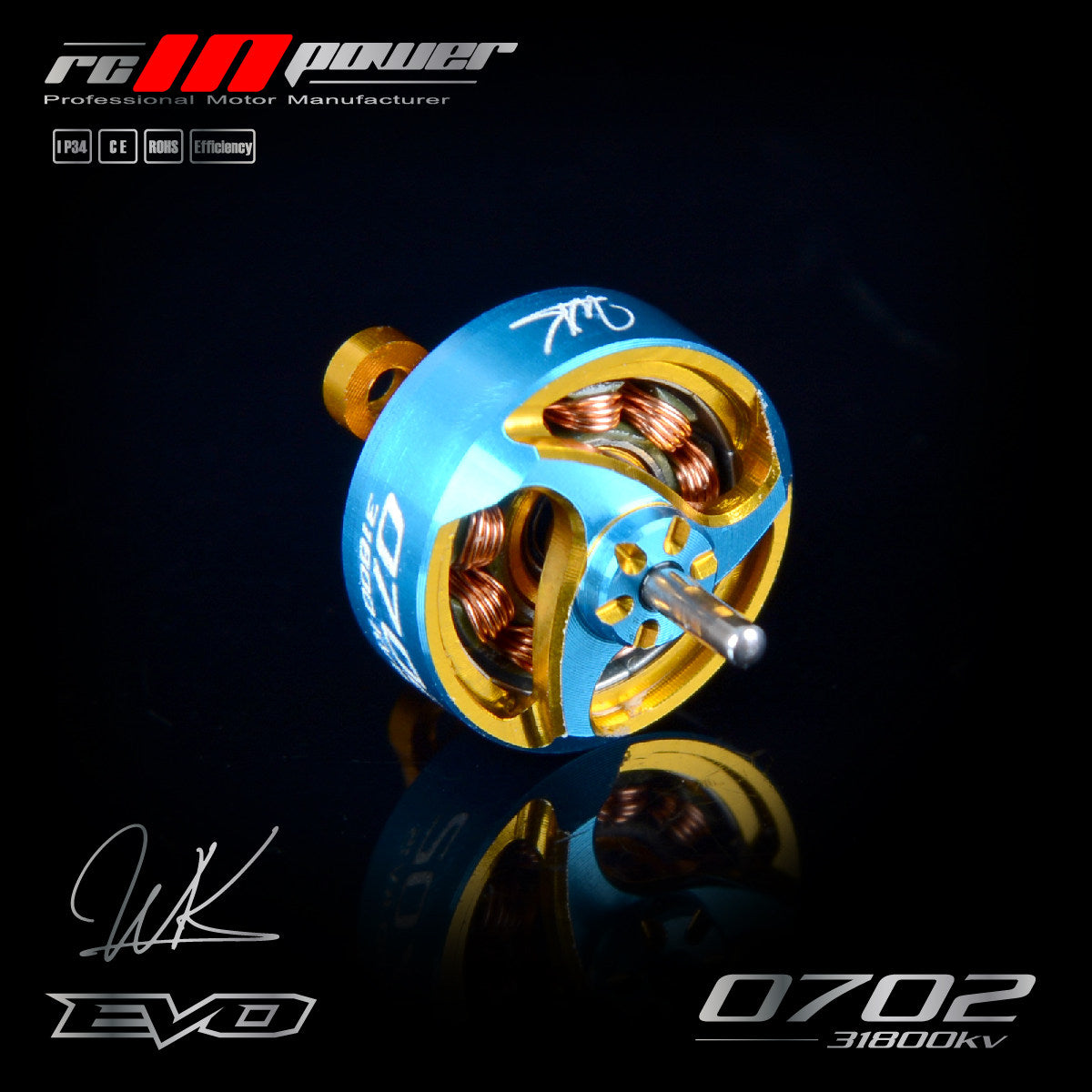 RCinPower Evo 0702 - 31800KV 1S FPV Micro Brushless Motor FPVSTORERC