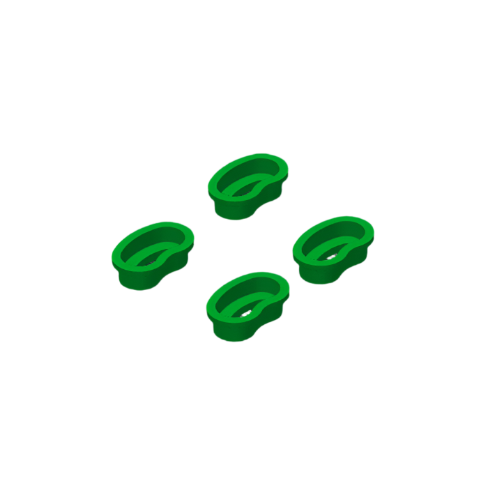 Vannystyle Mini - DJI O4 Camera Plate Inserts (4pcs) - Choose Color WREKD 3D