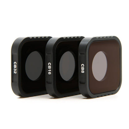 Camera Butter Twist-On GoPro ND Filter for Hero 9/10/11/Mini 11/Bones w/ Premium Gorilla Glass (Set of 3)  - Choose Version Camera Butter