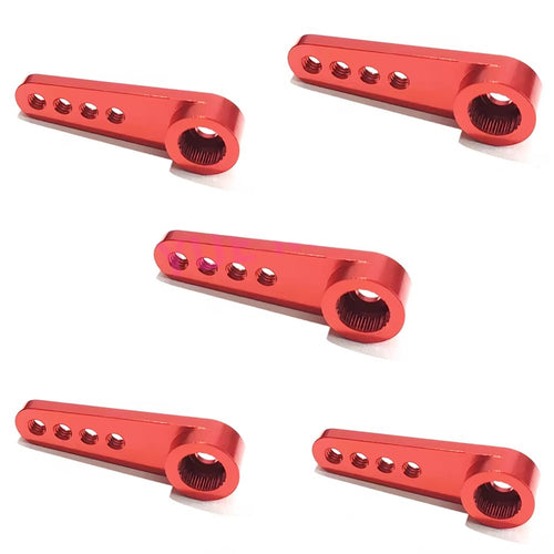 KST 25T-5 Aluminium Servo Arm Red