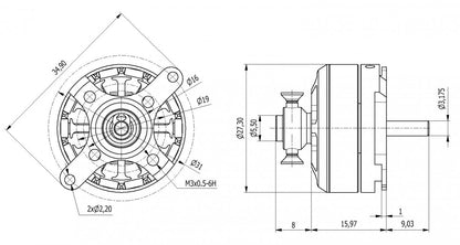 AXI 2204/RACE SAVER GOLD LINE V2