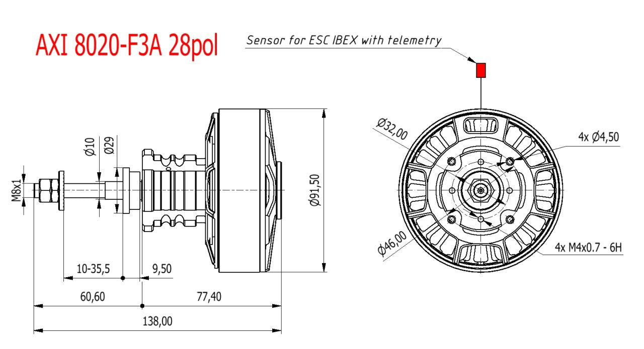 AXI 80.20 F3A KV155/170/190