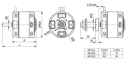AXI 4120/14 GOLD LINE V3 – High-Efficiency Brushless Motor
