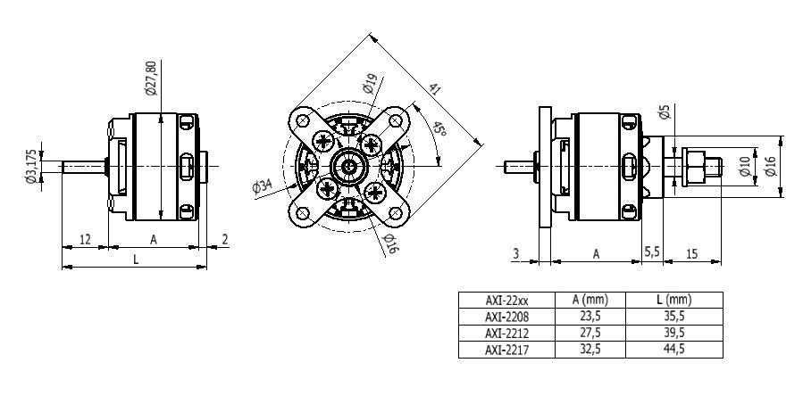AXI 2217/20 GOLD LINE V3