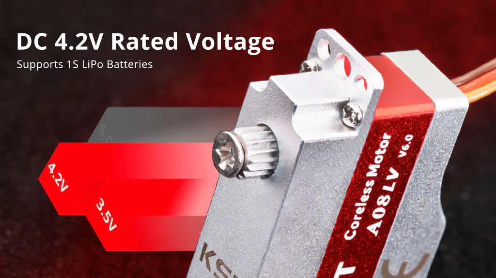 KST A08 LV V6.0 Micro Servo – 2.0Kgf.cm 0.15sec