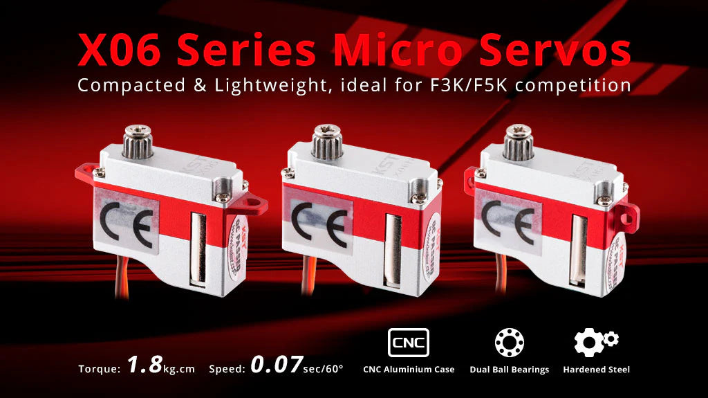 KST X06 V6.0 HV Digital Metal Gear Micro Servo 1.8Kgf.cm 0.07sec