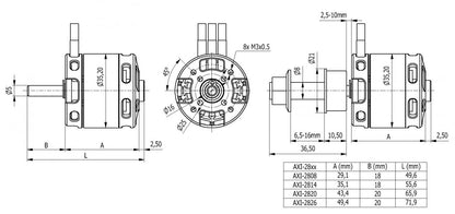 AXI 2814/20 GOLD LINE V3