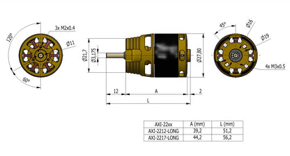 AXI 2217/20 GOLD LINE V3 LONG