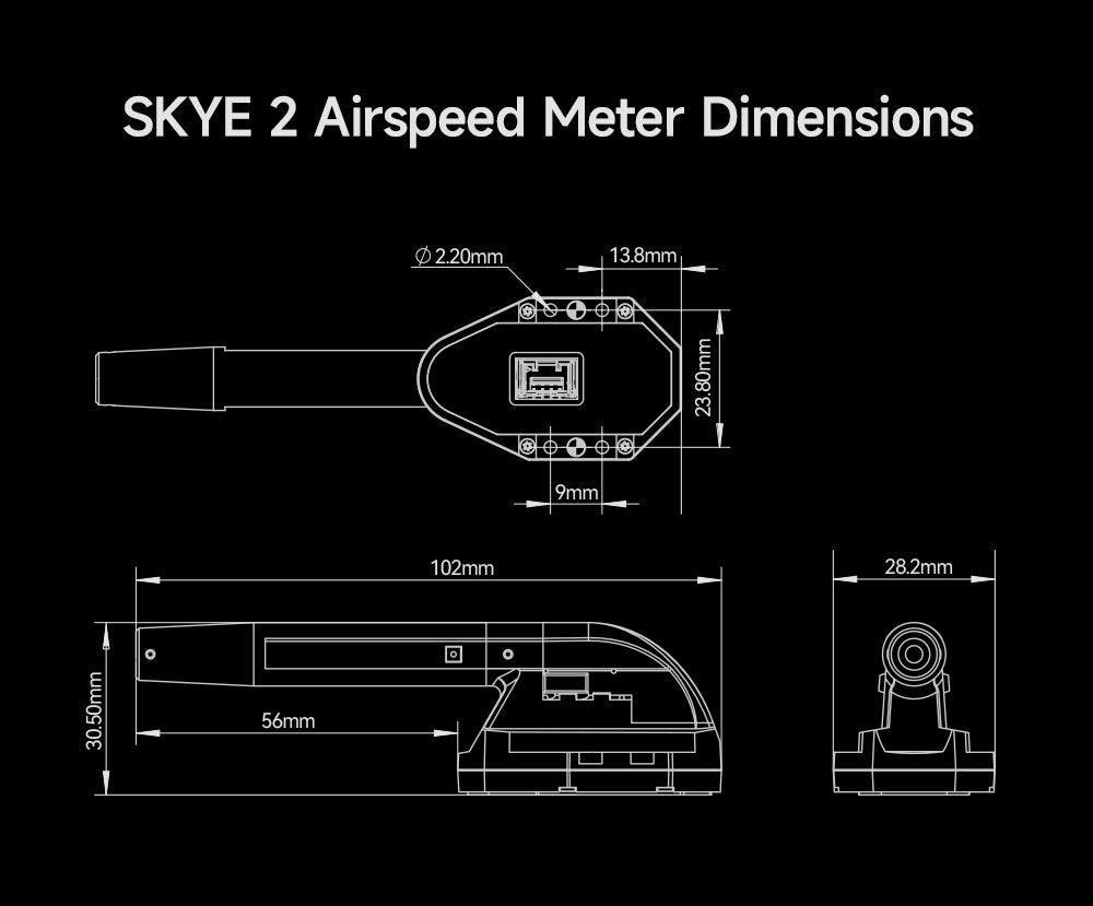 CUAV SKYE 2 Airspeed Sensor