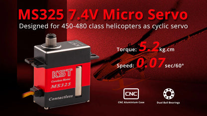 KST MS325 HV Micro Servo – 5.2Kgf.cm 0.07sec