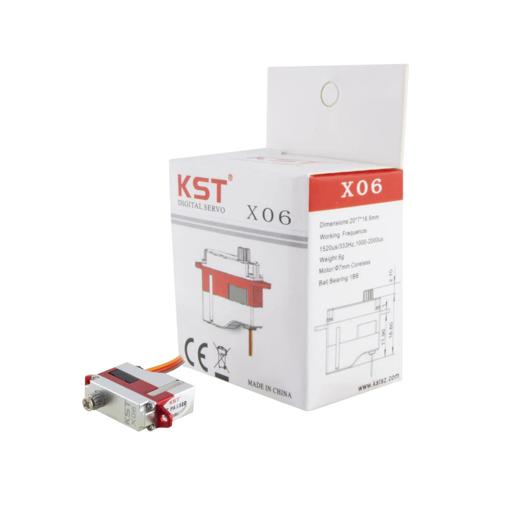 KST X06 V6.0 HV Digital Metal Gear Micro Servo 1.8Kgf.cm 0.07sec