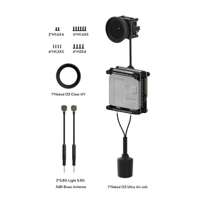 Flywoo Naked O3 Lite Air Unit (w/ Camera, VTX Module & Antennas) Flywoo