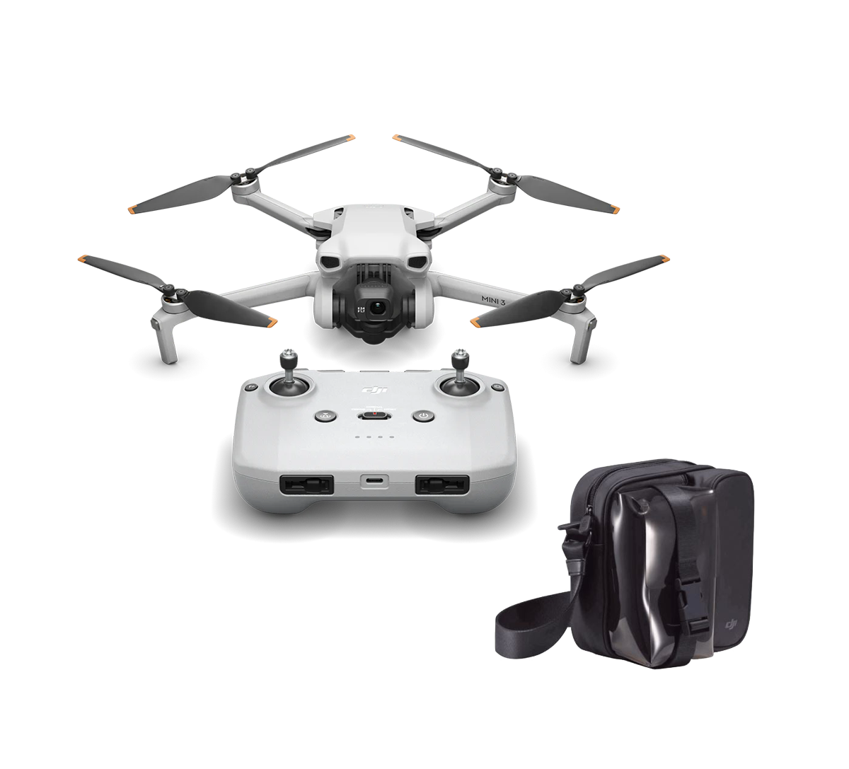 DJI Mini 3 Camera Drone 4k HDR 38-min Flight Time (Refurbished) + Mini Bag (Black) DJI