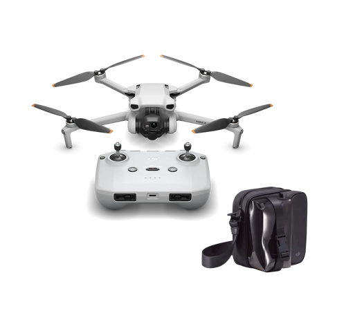 DJI Mini 3 Camera Drone 4k HDR 38-min Flight Time (Refurbished) + Mini Bag (Black) DJI