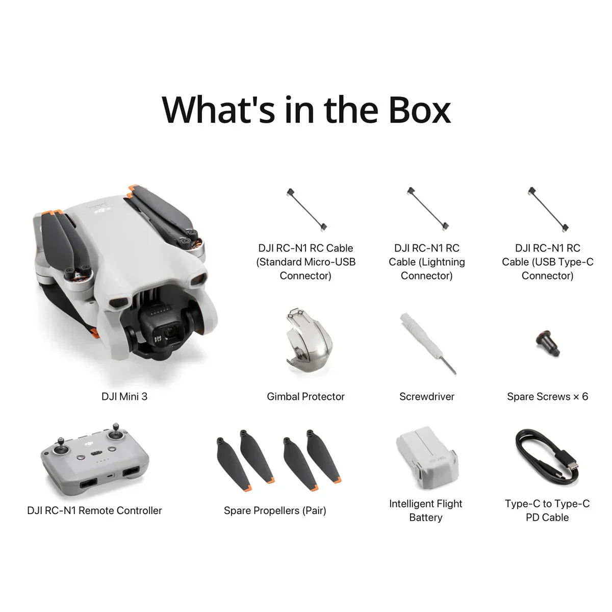 DJI Mini 3 Camera Drone 4k HDR 38-min Flight Time (DJI-Refurbished) DJI